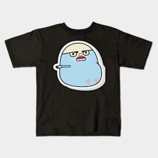 From this way I The Funny Tiny Chick with Big Paunch Sticker Kids T-Shirt